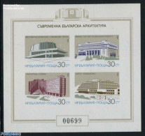 Bulgaria 1987 Modern Architecture Imperforated S/s, Mint NH, Art - Modern Architecture - Nuevos