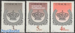 Macao 1984 Stamp Centenary 3v, Mint NH, 100 Years Stamps - Post - Stamps On Stamps - Ungebraucht