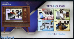 Australia 2012 Technology Then & Now S/s, Mint NH, Performance Art - Science - Transport - Various - Radio And Televis.. - Unused Stamps