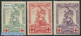 Belgium 1914 Red Cross 3v, Mint NH, Health - Red Cross - Unused Stamps