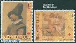 Belgium 1993 Paintings 2v, Mint NH, Health - Red Cross - Art - Paintings - Rubens - Nuovi