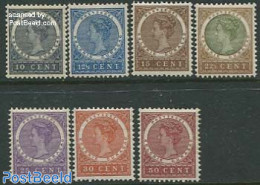 Netherlands Antilles 1903 Definitives 7v, Unused (hinged) - Andere & Zonder Classificatie