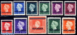 Netherlands Indies 1948 Definitives 11v, Unused (hinged) - Sonstige & Ohne Zuordnung