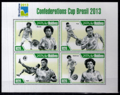 Maldives  2013 Football Bresil MNH - 2010 – África Del Sur