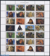 Netherlands Antilles 2004 Endangered Animals Sheet, Mint NH, Nature - Animals (others & Mixed) - Bears - Cat Family - .. - Other & Unclassified