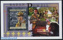 Congo Dem. Republic, (zaire) 2004 Lord Baden Powell S/s, Silver, Mint NH, Sport - Scouting - Altri & Non Classificati