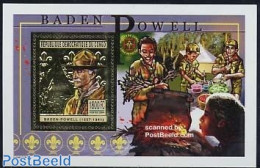 Congo Dem. Republic, (zaire) 2004 Lord Baden Powell S/s, Gold, Mint NH, Sport - Scouting - Other & Unclassified