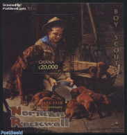Ghana 2004 N. Rockwell/scouts S/s, Mint NH, Nature - Sport - Dogs - Scouting - Art - Modern Art (1850-present) - Norma.. - Altri & Non Classificati