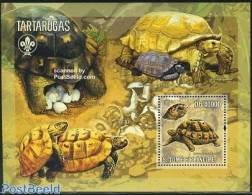 Sao Tome/Principe 2006 Scouting, Turtles S/s, Mint NH, Nature - Sport - Animals (others & Mixed) - Reptiles - Turtles .. - São Tomé Und Príncipe