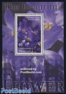 Dominica 2005 Flowers S/s, Glory Of The Snow, Mint NH, Nature - Flowers & Plants - Repubblica Domenicana