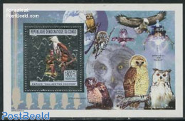 Congo Dem. Republic, (zaire) 2004 Scouting, Silver S/s, Mint NH, Nature - Sport - Birds - Birds Of Prey - Scouting - Other & Unclassified