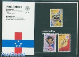 Netherlands Antilles 1990 Culture Pres. Pack 49, Mint NH, Sport - Scouting - Bridges And Tunnels - Puentes
