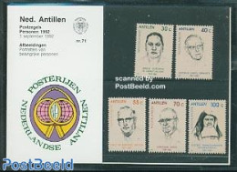 Netherlands Antilles 1992 Famous Persons Pres. Pack 71, Mint NH - Altri & Non Classificati