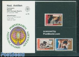 Netherlands Antilles 1992 Royal Visit Pres. Pack 73, Mint NH, History - Kings & Queens (Royalty) - Royalties, Royals