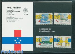 Netherlands Antilles 1993 Culture Pres. Pack 76, Mint NH, Transport - Various - Aircraft & Aviation - Maps - Flugzeuge