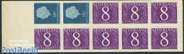 Netherlands 1965 Booklet, Large Margin, With Count Block On Cover, Mint NH, Stamp Booklets - Unused Stamps