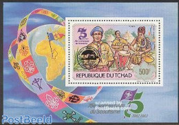 Chad 1983 World Jamboree S/s, Mint NH, Sport - Scouting - Otros & Sin Clasificación