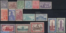 India 1949 Definitives 16v, Mint NH, Nature - Elephants - Nuevos