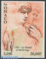 Monaco 2001 David Of Michelangelo 1v, Mint NH, Art - Michelangelo - Sculpture - Unused Stamps