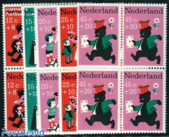 Netherlands 1967 Child Welfare 5v, Blocks Of 4 [+], Mint NH, Art - Children's Books Illustrations - Fairytales - Ongebruikt