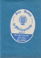 Hôtel Aux Armes De Philippeville - Hotel Label - België Belgique - Hotelaufkleber