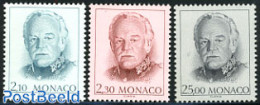 Monaco 1990 Definitives 3v, Mint NH - Unused Stamps
