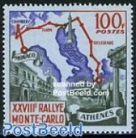 Monaco 1959 Rallye Of Monte Carlo 1v, Mint NH, History - Sport - Transport - Various - Europa Hang-on Issues - Autospo.. - Unused Stamps