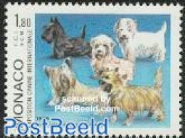Monaco 1986 Dog Exposition 1v, Mint NH, Nature - Dogs - Neufs