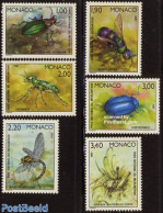 Monaco 1987 Insects 6v, Mint NH, Nature - Insects - Unused Stamps