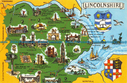 R063587 Lincolnshire. A Map - Welt