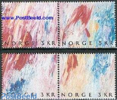 Norway 1989 Stamp Day 4v, Mint NH, Stamp Day - Art - Modern Art (1850-present) - Nuevos