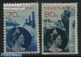 Netherlands 1931 Definitives 2v, Unused (hinged), Transport - Various - Ships And Boats - Industry - Art - Photography - Unused Stamps