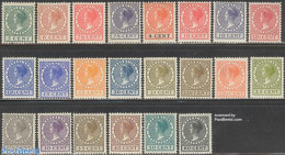 Netherlands 1926 Definitives With WM 22v, Unused (hinged) - Unused Stamps