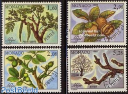 Monaco 1992 Four Seasons 4v, Mint NH, Nature - Flowers & Plants - Unused Stamps