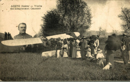 N81 - 38 - AOSTE - Isère - Visite Du Lieutenant Chabert - Aviation - Sonstige & Ohne Zuordnung