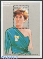 Central Africa 1997 Death Of Diana S/s, Overprint, Mint NH, History - Charles & Diana - Kings & Queens (Royalty) - Koniklijke Families