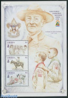 Liberia 1998 World Jamboree Chile 3v M/s, Mint NH, Nature - Sport - Dogs - Horses - Scouting - Autres & Non Classés