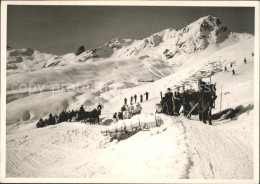 11631124 Arosa GR Winterlandschaft Mit Pferdeschlitten Arosa GR - Sonstige & Ohne Zuordnung