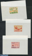 Liberia 1964 Olympic Games 3 S/s, Mint NH, Sport - Olympic Games - Other & Unclassified