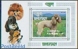 Bhutan 1973 Dogs S/s, Mint NH, Nature - Dogs - Bhoutan