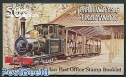 Isle Of Man 1991 Railways Booklet (50p), Mint NH, Transport - Stamp Booklets - Railways - Unclassified