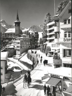 11631118 Arosa GR Strassenpartie Mit Kirche Und Hotel Schweizerhof Arosa GR - Andere & Zonder Classificatie