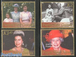 Papua New Guinea 2002 Golden Jubilee 4v, Mint NH, History - Kings & Queens (Royalty) - Case Reali