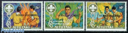 Aitutaki 1983 World Jamborre 3v, Mint NH, Sport - Scouting - Aitutaki