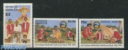 Antigua & Barbuda 1991 Scouting 3v, Mint NH, Sport - Scouting - Antigua En Barbuda (1981-...)