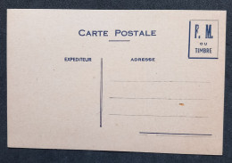 Carte De Franchise Militaire Mixte Mention "F.M. Ou Timbre" - Covers & Documents