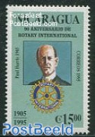 Nicaragua 1995 90 Years Rotary 1v, Mint NH, Various - Rotary - Rotary Club