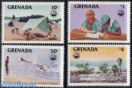 Grenada 1985 Scouting 4v, Mint NH, Sport - Scouting - Sonstige & Ohne Zuordnung