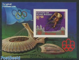 Guinea Bissau 1976 Olympic Games S/s, Imperforated, Mint NH, Sport - Cycling - Olympic Games - Cycling