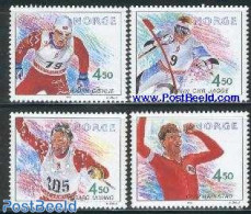 Norway 1993 Olympic Winners 4v, Mint NH, Sport - Olympic Winter Games - Ongebruikt